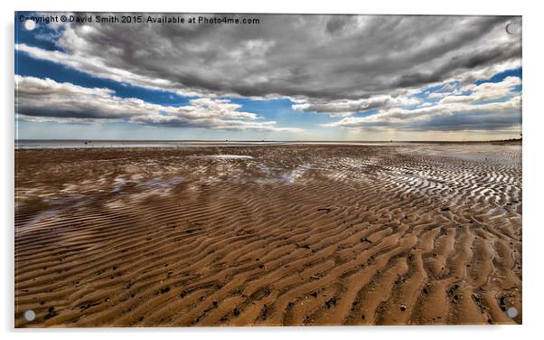  humber estuary at Low Tide Acrylic by David Smith