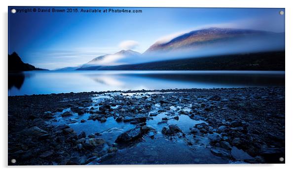  Loch Lochy No3 Acrylic by David Brown