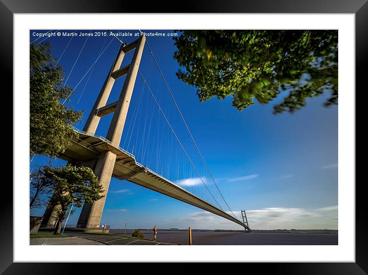  Striding over the Humber Framed Mounted Print by K7 Photography