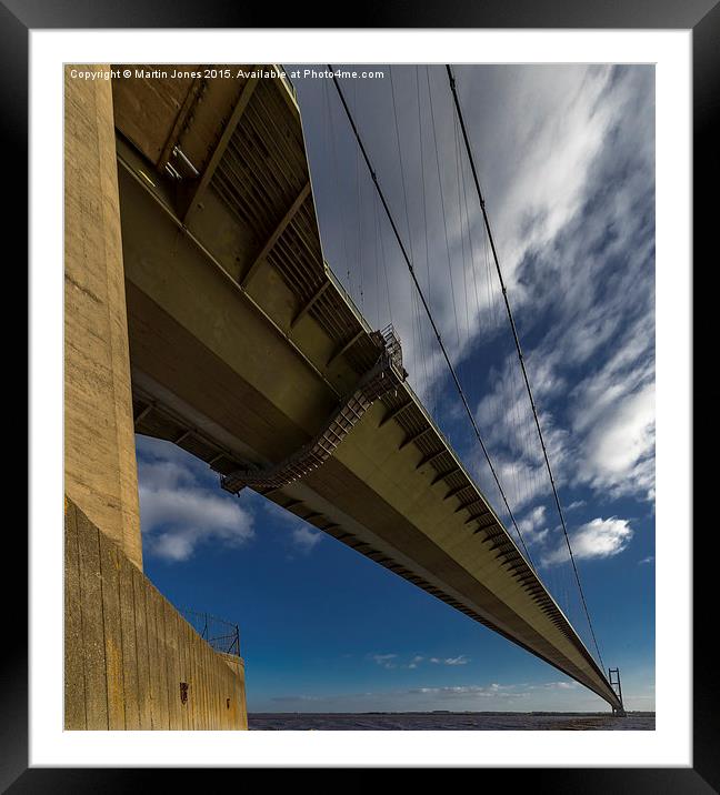 Floating above the Humber Framed Mounted Print by K7 Photography