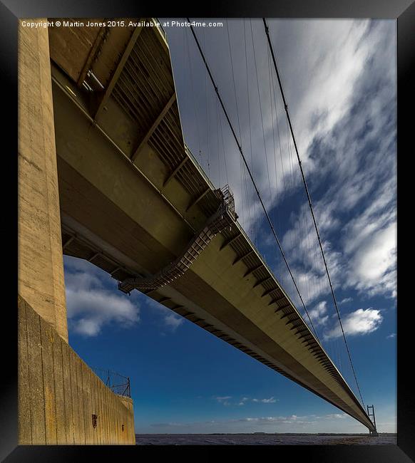 Floating above the Humber Framed Print by K7 Photography