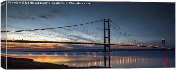  Big Bridge Sunset Canvas Print by K7 Photography
