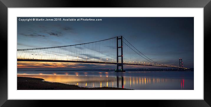  Big Bridge Sunset Framed Mounted Print by K7 Photography
