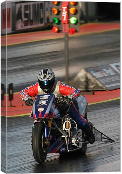 Drag Bike Canvas Print by Oxon Images
