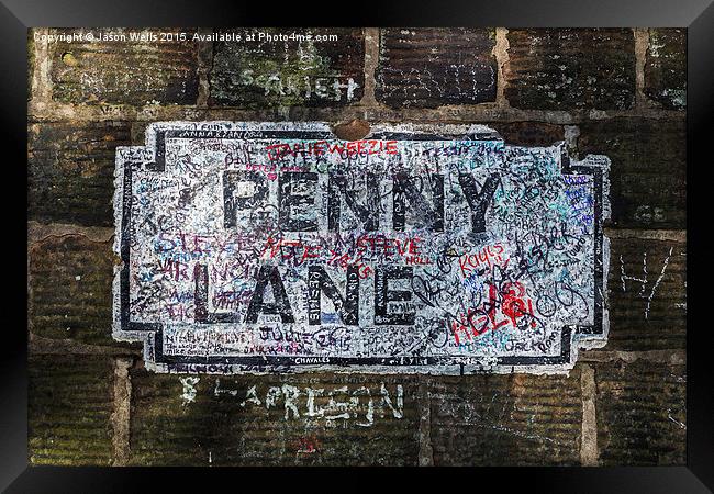 Penny Lane (colour) Framed Print by Jason Wells