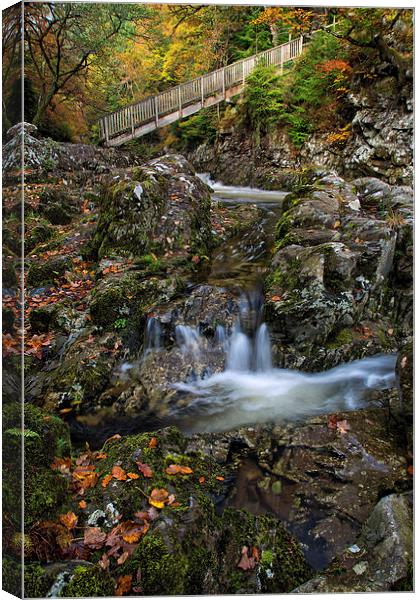  Miners Bridge Canvas Print by Rory Trappe