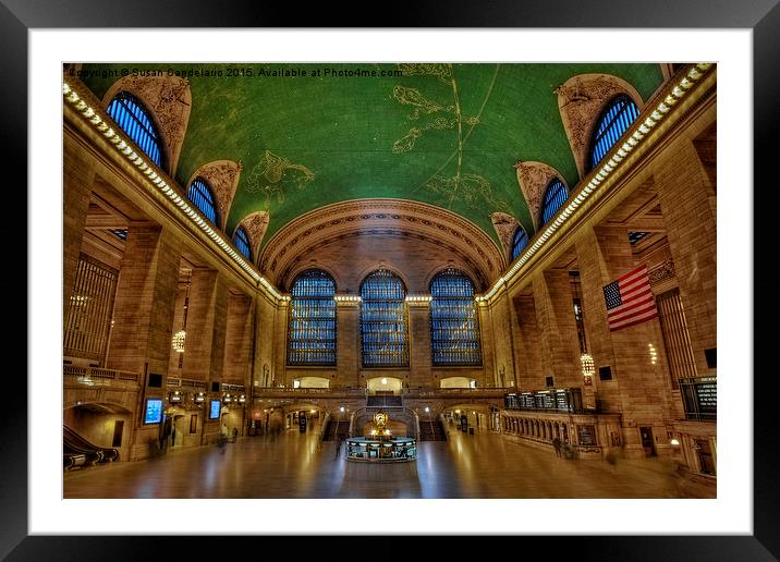 Grand Central Terminal Framed Mounted Print by Susan Candelario