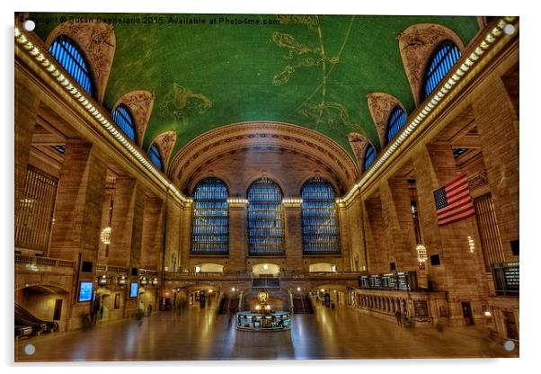 Grand Central Terminal Acrylic by Susan Candelario