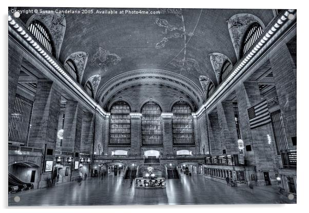 Grand Central Terminal, Acrylic by Susan Candelario