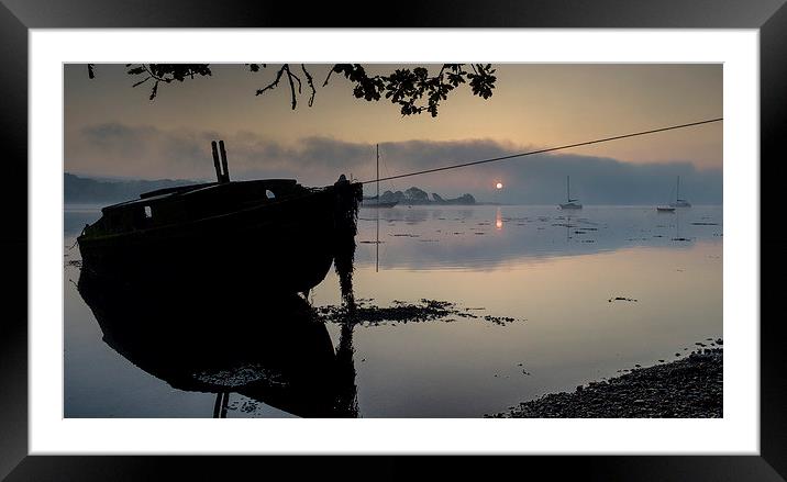 The old boat. Framed Mounted Print by Philip Jones
