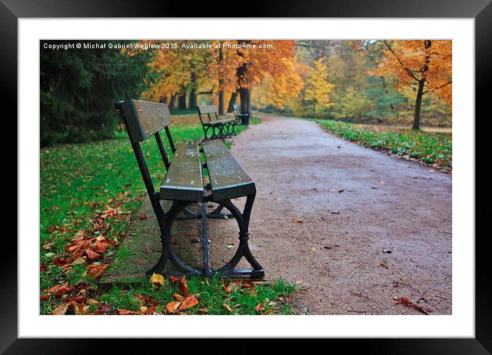  Autumn in Warsaw Framed Mounted Print by Michał 