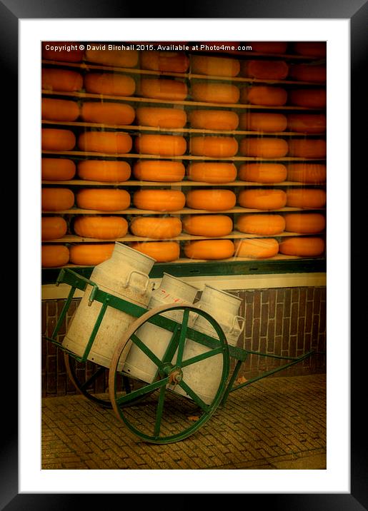 Cheeses and Churns  Framed Mounted Print by David Birchall