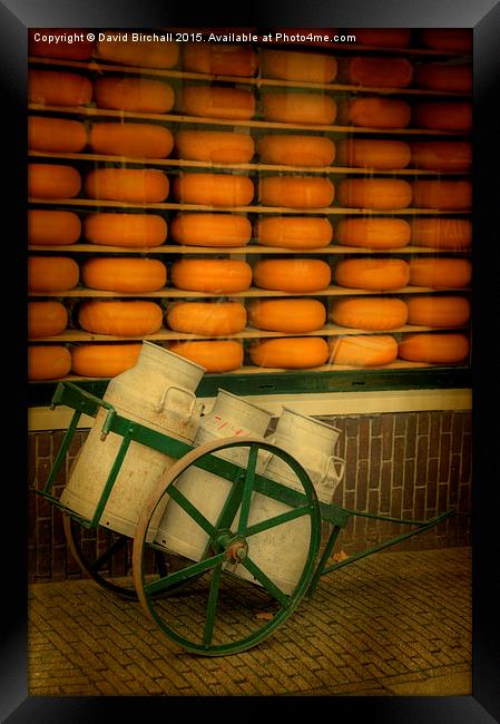 Cheeses and Churns  Framed Print by David Birchall