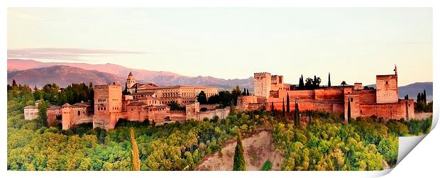  La Alhambra Print by HQ Photo