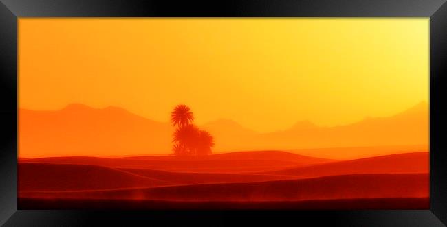  Hot Sahara Desert  Framed Print by HQ Photo
