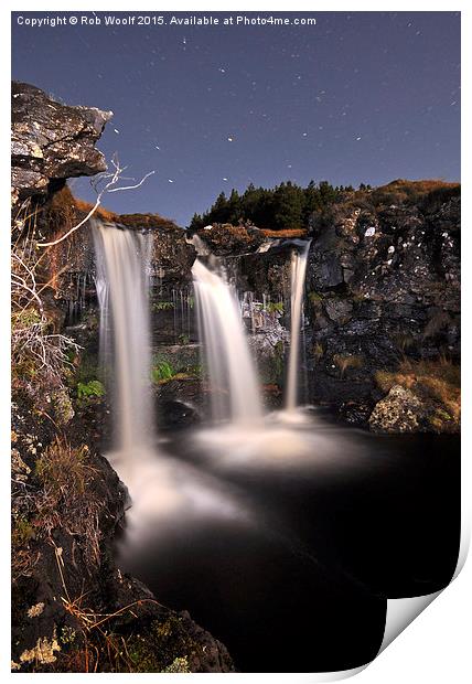  Fairy Pools, Isle of Skye, Scotland Print by Rob Woolf