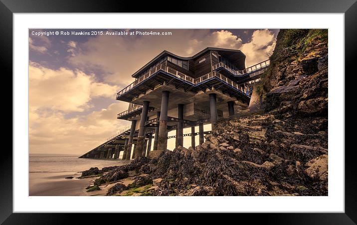  The New Lifeboat House at Tenby  Framed Mounted Print by Rob Hawkins