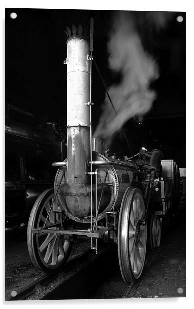  Stephenson's Rocket Replica Acrylic by Ashley Jackson