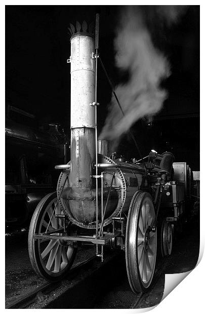 Stephenson's Rocket Replica Print by Ashley Jackson