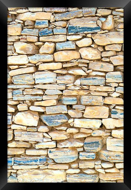 A wall for your wall Framed Print by Dave Carroll