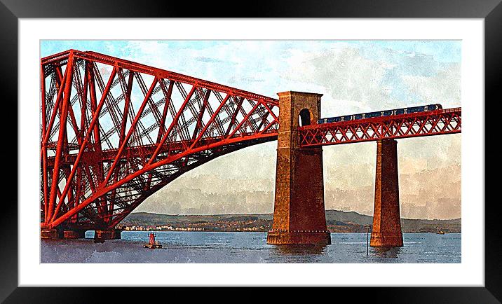 forth rail bridge Framed Mounted Print by dale rys (LP)