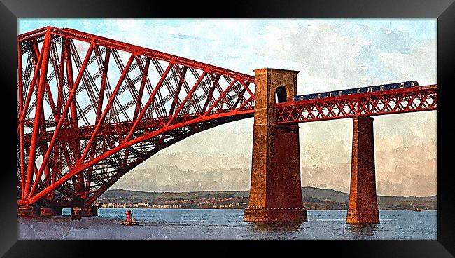  forth rail bridge Framed Print by dale rys (LP)