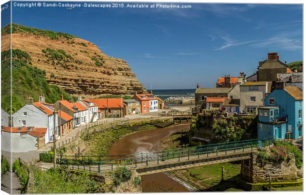  Staithes Canvas Print by Sandi-Cockayne ADPS