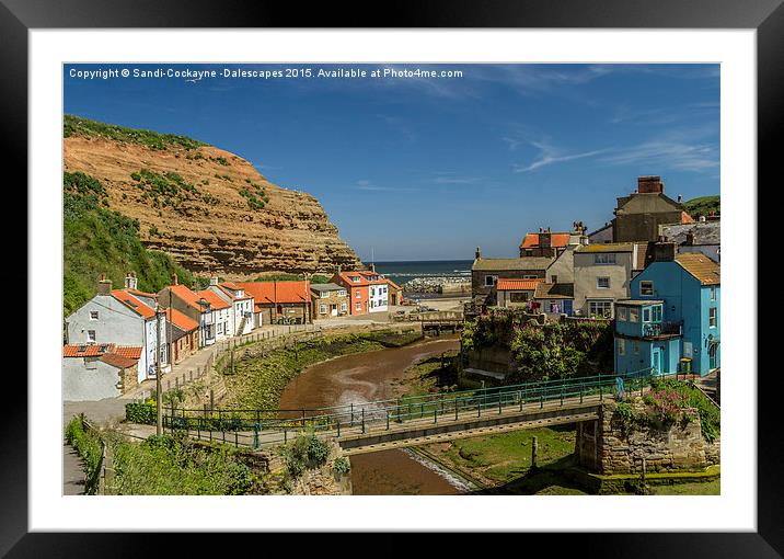  Staithes Framed Mounted Print by Sandi-Cockayne ADPS