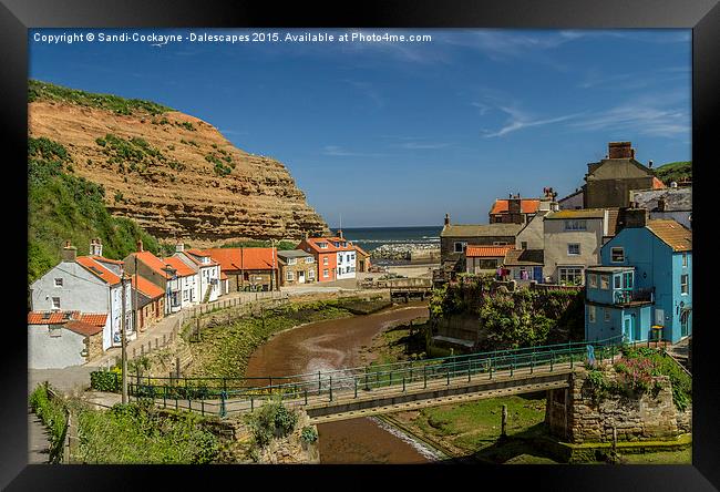  Staithes Framed Print by Sandi-Cockayne ADPS