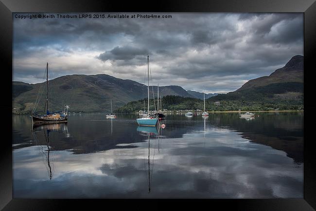  Loch Leven Glencoe Framed Print by Keith Thorburn EFIAP/b