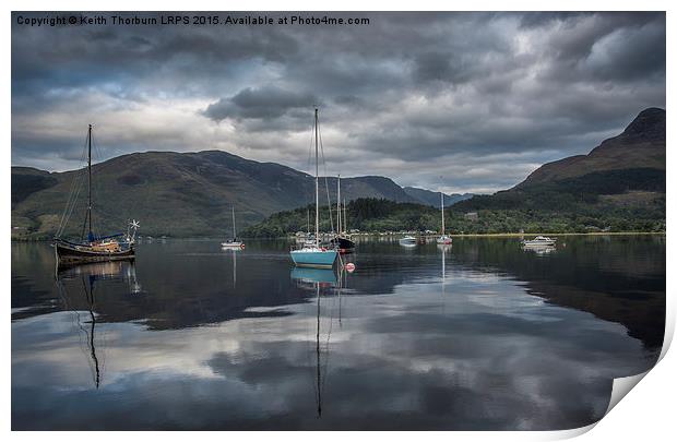  Loch Leven Glencoe Print by Keith Thorburn EFIAP/b