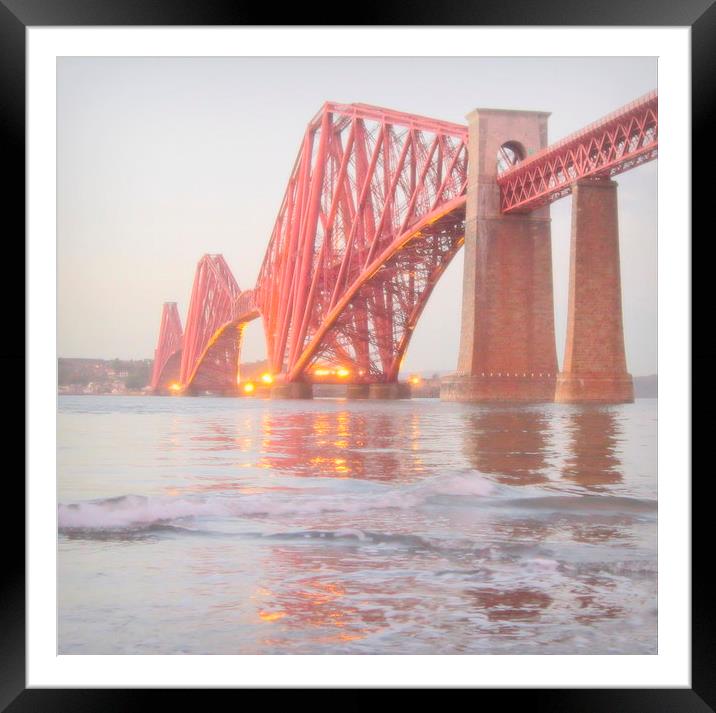  forth rail bridge  Framed Mounted Print by dale rys (LP)