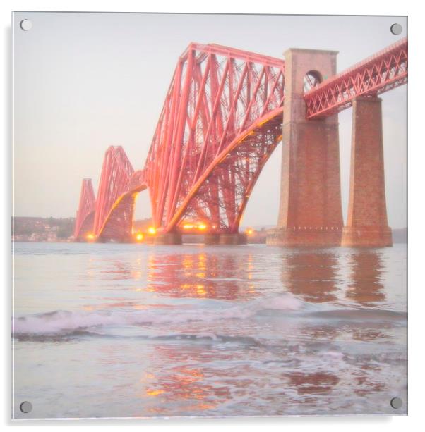  forth rail bridge  Acrylic by dale rys (LP)