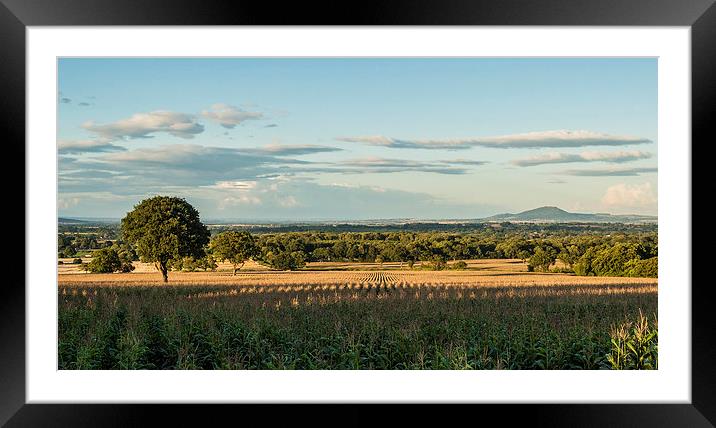 A Shropshire Evening Framed Mounted Print by Malcolm McHugh