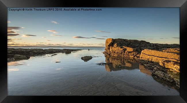 Kilspindie Coast Framed Print by Keith Thorburn EFIAP/b