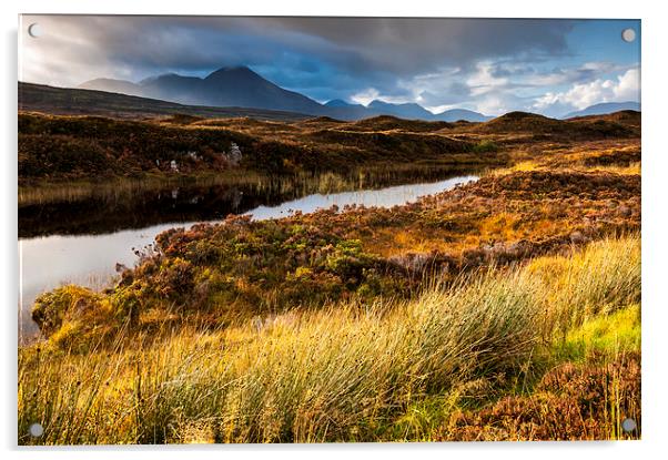  Autumn on the Isle of Skye, Scotland Acrylic by Andrew Kearton