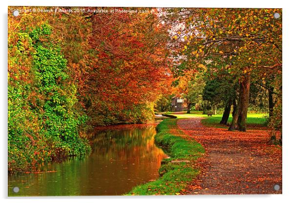  Autumn Colours Acrylic by Delwyn Edwards