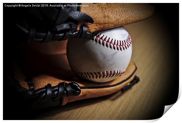 Baseball Season  Print by Angelo DeVal