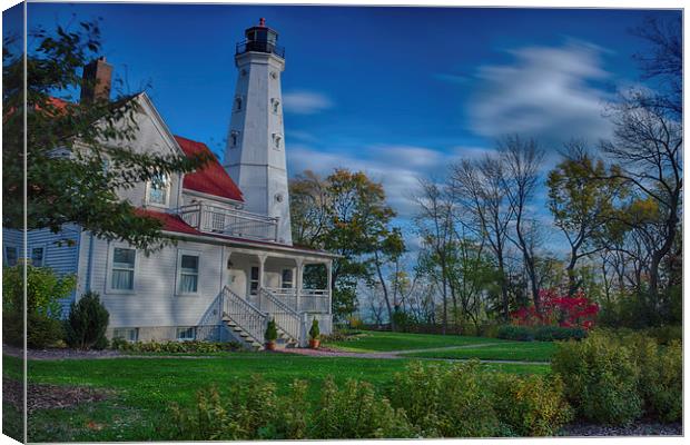 Lighthouse in the Park  Canvas Print by Jonah Anderson Photography