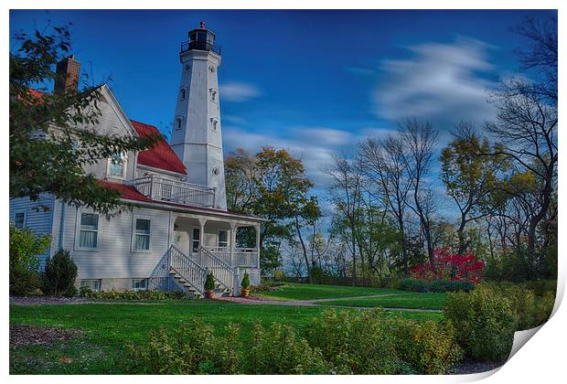 Lighthouse in the Park  Print by Jonah Anderson Photography