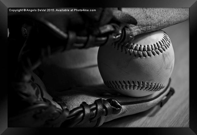 Baseball Season 2  Framed Print by Angelo DeVal