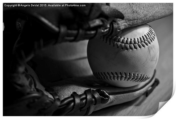 Baseball Season 2  Print by Angelo DeVal