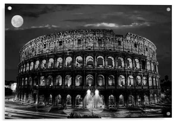  Rome Colosseum Acrylic by Guido Parmiggiani