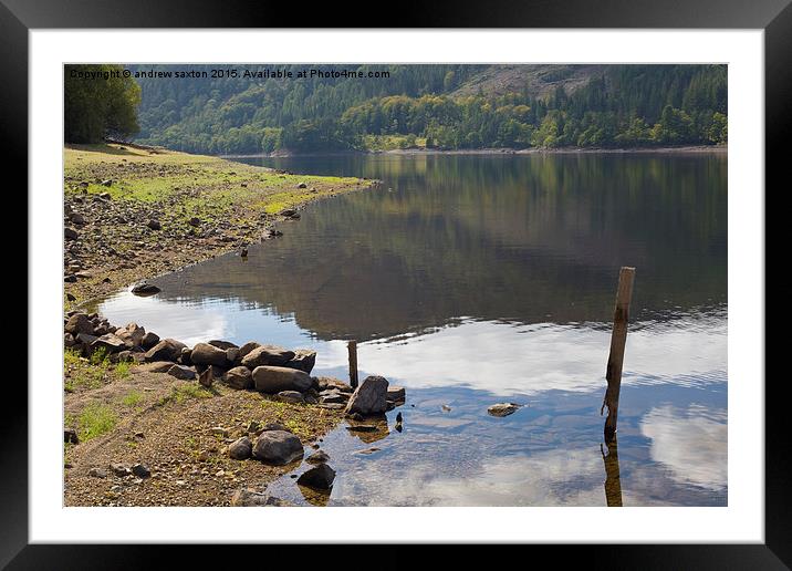  THIRLMERE LAKE Framed Mounted Print by andrew saxton
