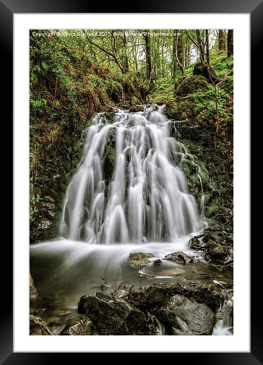  Waterfall  Framed Mounted Print by Kevin Clelland