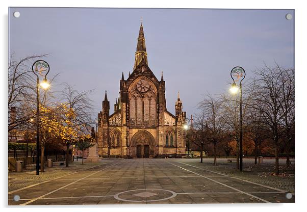 Glasgow Cathedral Acrylic by Grant Glendinning