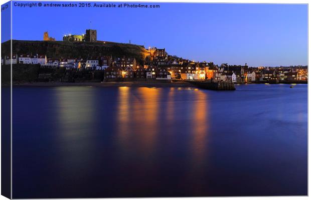  ITS WHITBY Canvas Print by andrew saxton