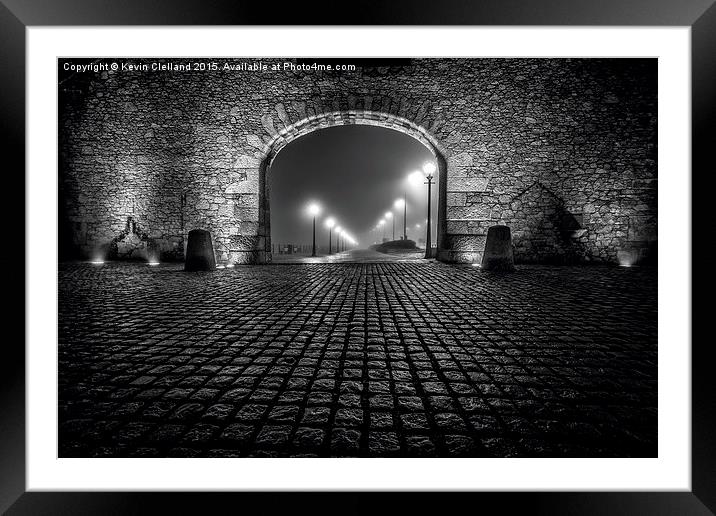  Albert Dock Framed Mounted Print by Kevin Clelland