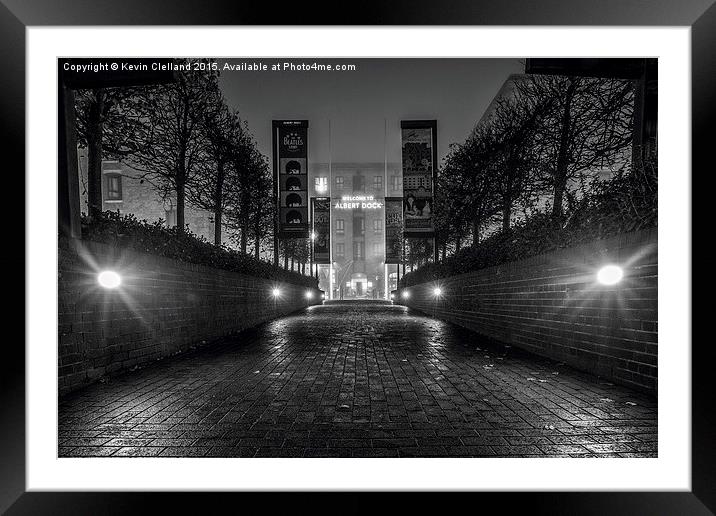  Albert Dock Framed Mounted Print by Kevin Clelland