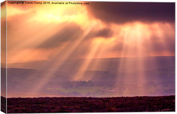 Crepuscular Canvas Print by Trevor Camp